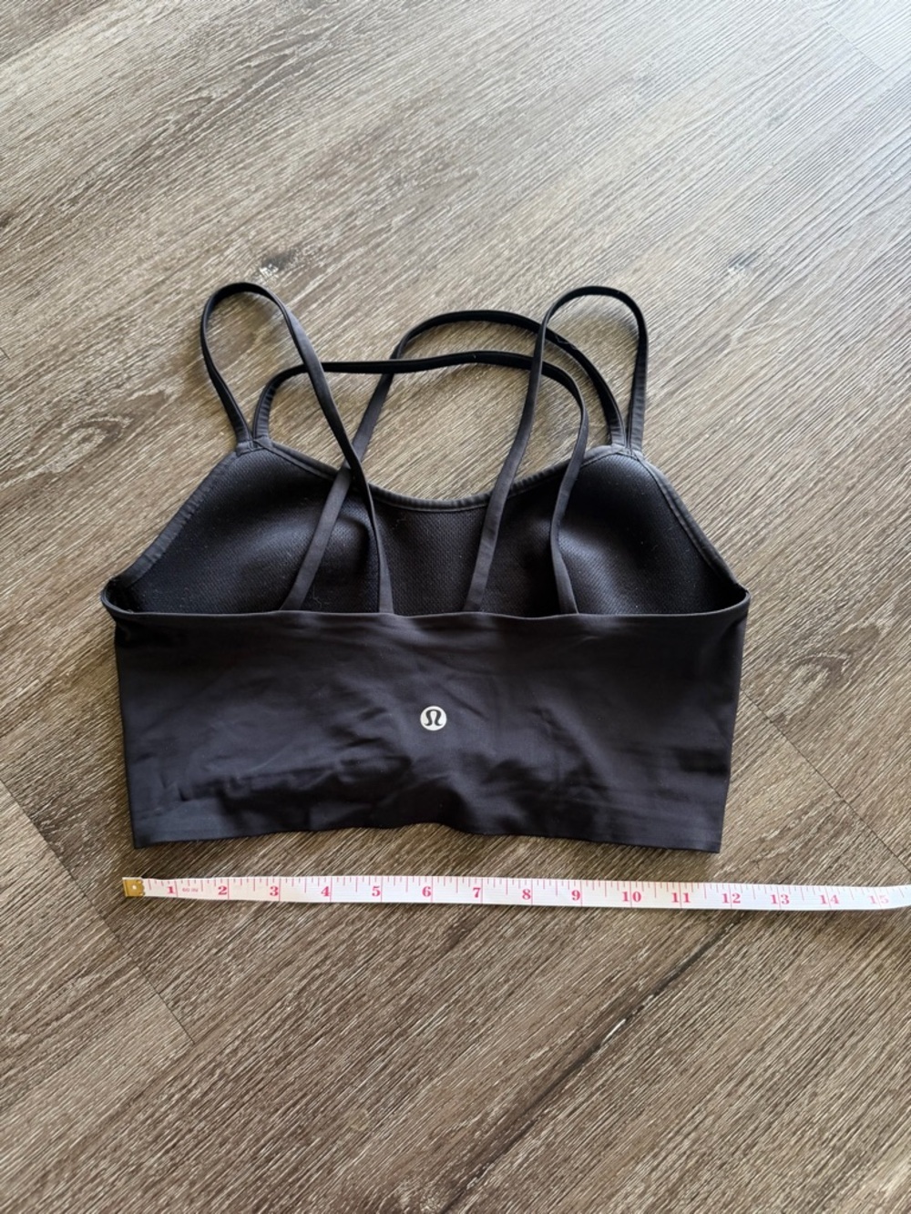 lululemon athletica Black Strappy Longline Sports Bra - Picture 3 of 5